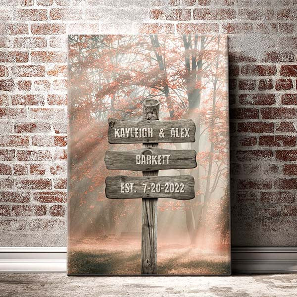 Autumn Scenery Landscape Canvas Wall Art Collection