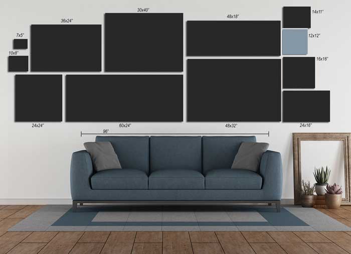 Personalized Golden Hour Dandelion  Field Family Canvas Wall Art with Custom Wood Name Sign