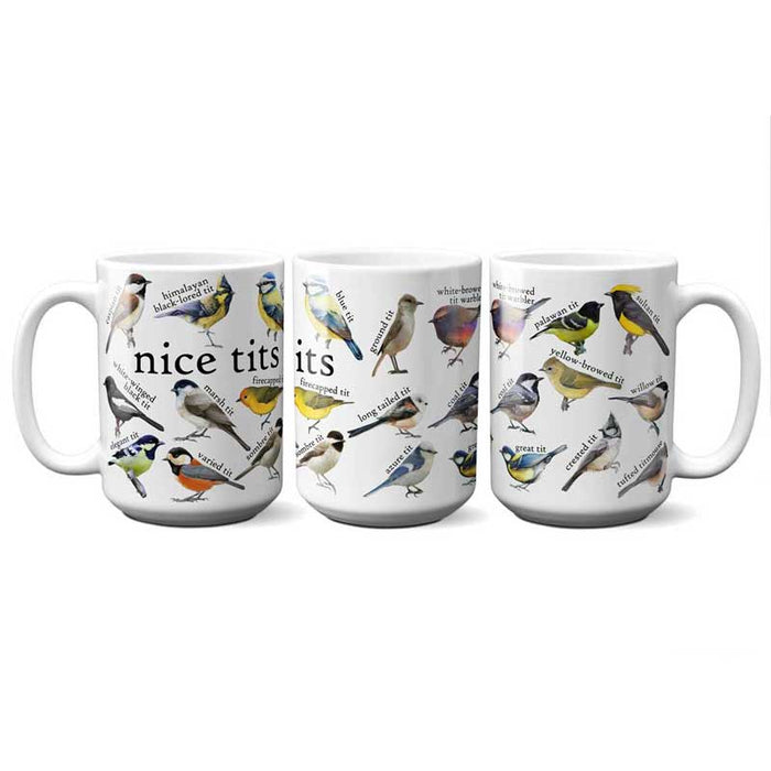Nice Tits - Funny Birdwatcher Gift Coffee Mug