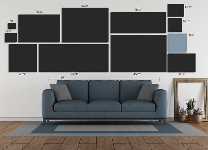 Personalized Golden Hour Dandelion  Field Family Canvas Wall Art with Custom Wood Name Sign