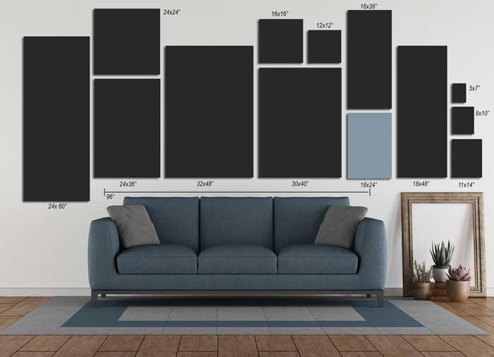 Personalized Golden Hour Dandelion  Field Family Canvas Wall Art with Custom Wood Name Sign