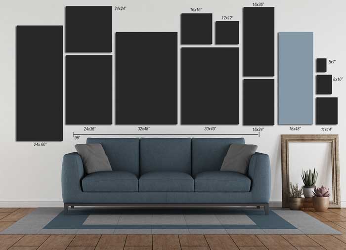 Personalized Golden Hour Dandelion  Field Family Canvas Wall Art with Custom Wood Name Sign