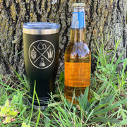 20 oz stainless steel beer pilner personalized logo