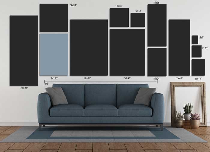 Personalized Golden Hour Dandelion  Field Family Canvas Wall Art with Custom Wood Name Sign