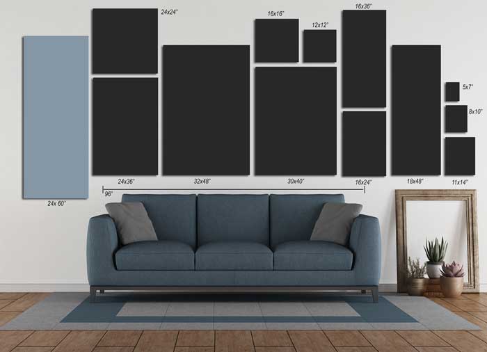 Personalized Golden Hour Dandelion  Field Family Canvas Wall Art with Custom Wood Name Sign