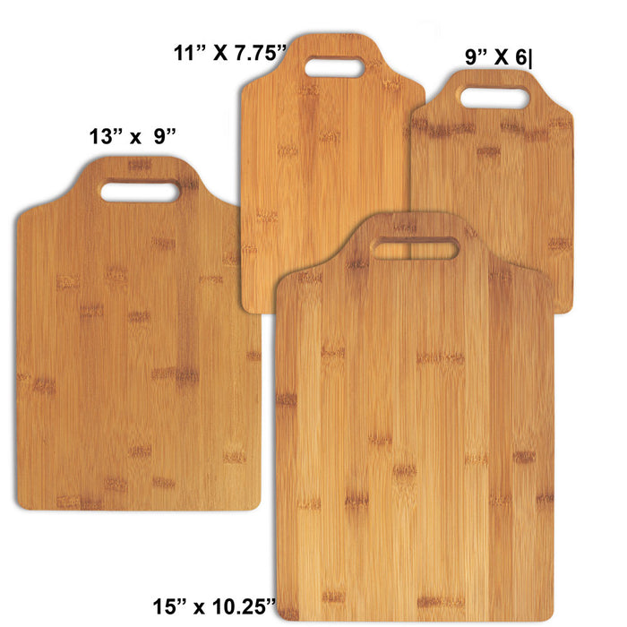 Engraved Recipe Bamboo Cutting Boards - Your Typed or Handwritten Recipe