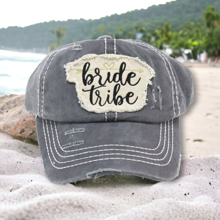 Cute Bride Tribe Embroidered Hat Ball Cap Ballcap wedding gift bridesmaid