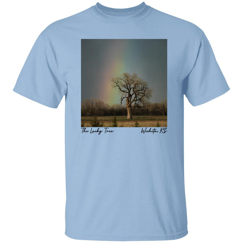 The Lucky Tree Under a Rainbow Men's T-Shirt