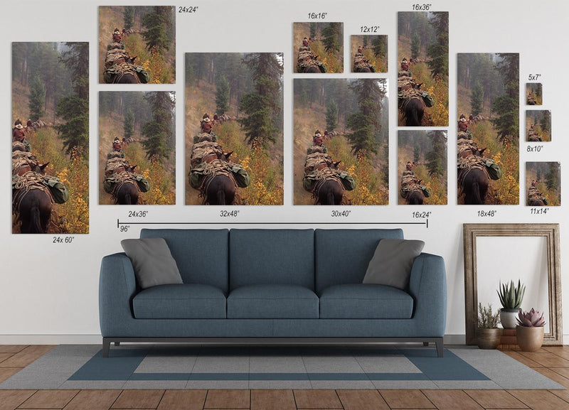 25 Mules- Captivating Mountainside Pack Mule Trek Photo by Garret Osgood