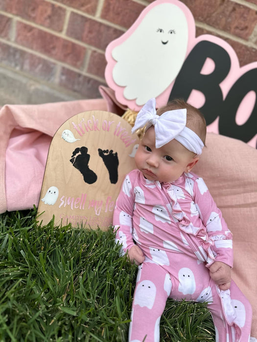 Trick or Treat, Smell My Feet - Customized Baby Footprint Keepsake