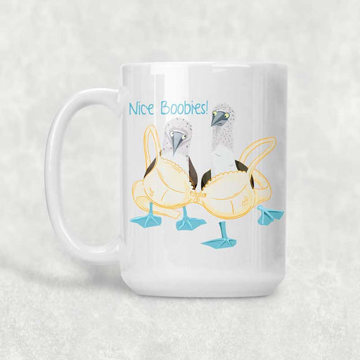 Nice Boobies! - Funny Birdwatcher Gift Coffee Mug — Wichita Gift Company