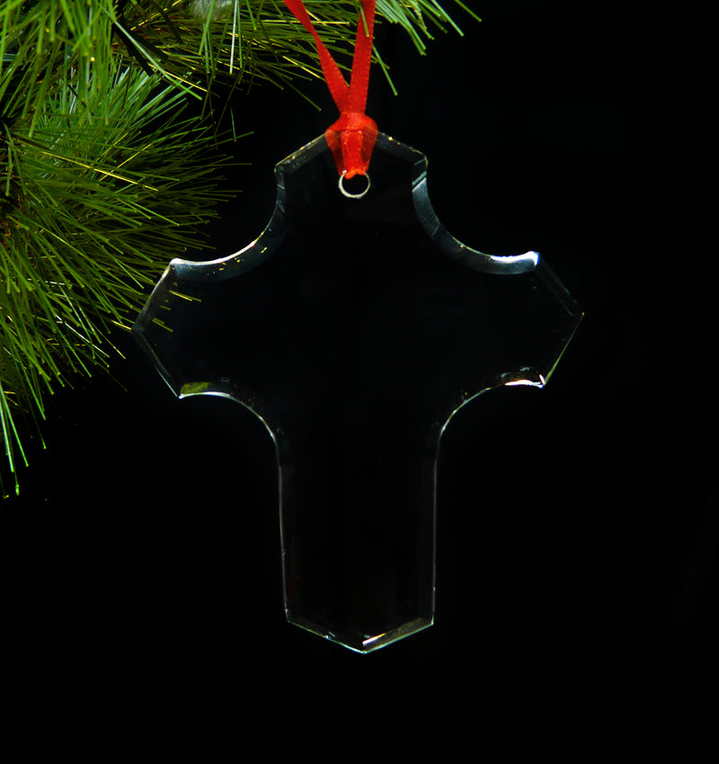 Engraved Glass Ornament