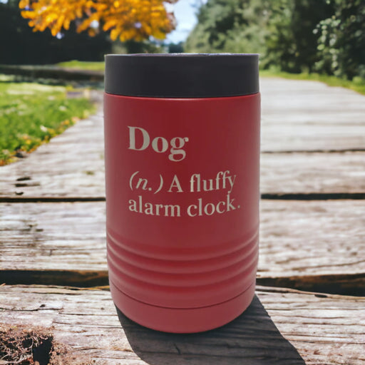 engraved personalized can coozie beverage holder stainless steel for cans and bottles