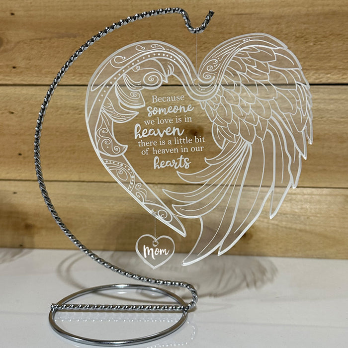 Personalized Half of My Heart is in Heaven Memorial Gift