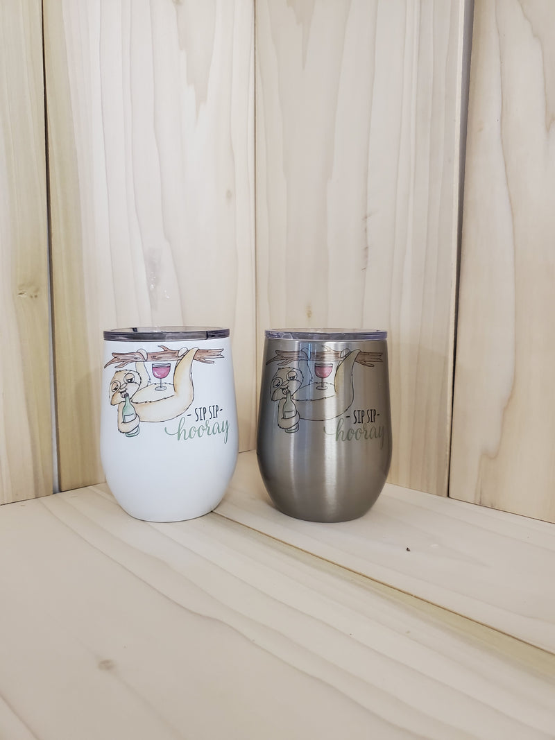 Sublimated 12oz Wine cup