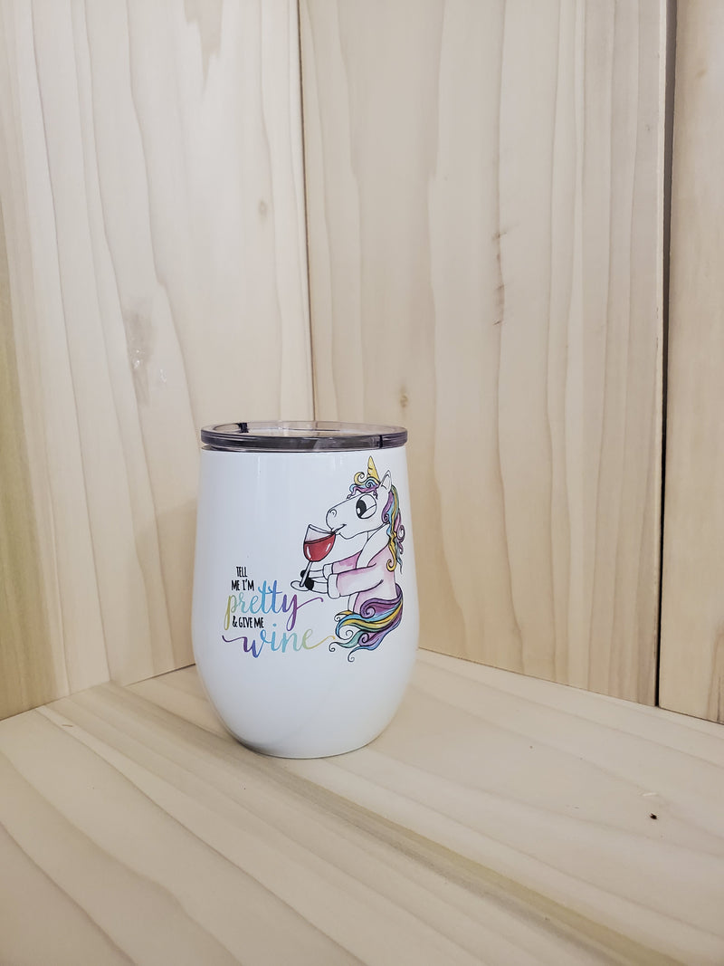 Sublimated 12oz Wine cup