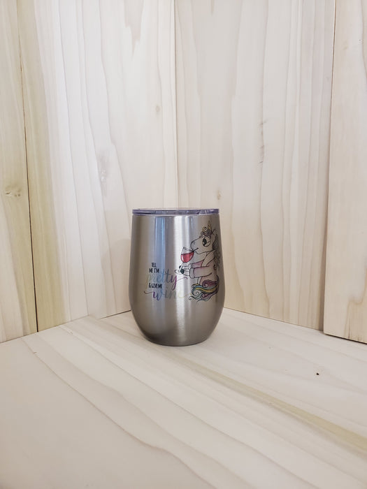 Sublimated 12oz Wine cup