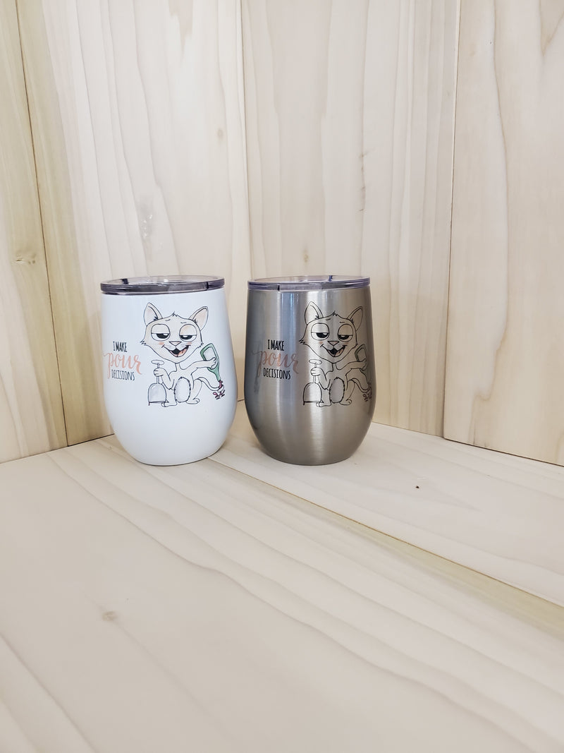 Sublimated 12oz Wine cup