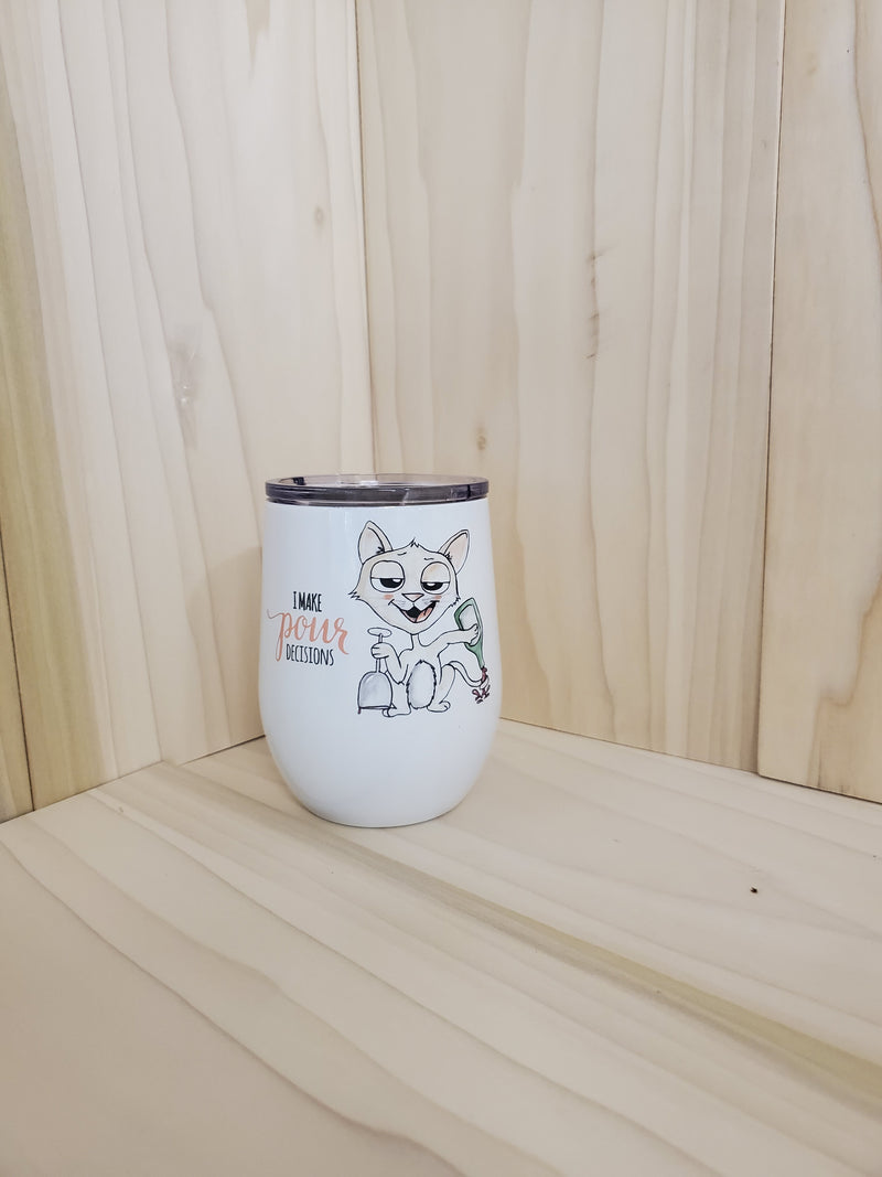 Sublimated 12oz Wine cup
