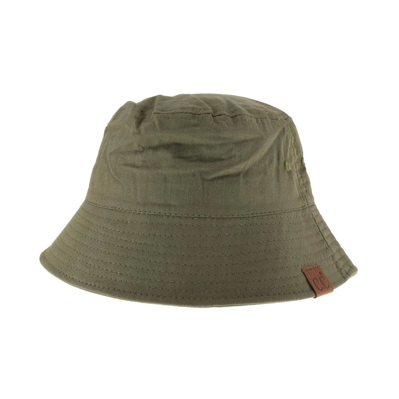 Solid Cotton C.C Beanie Bucker Hat