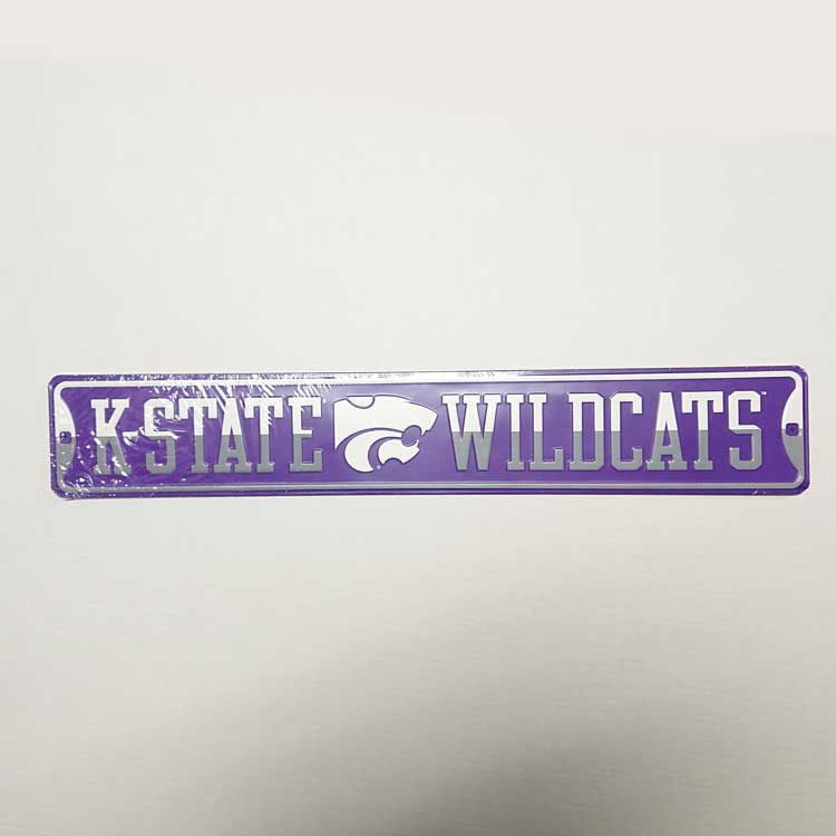 Kansas State University Wildcats Metal Street Sign
