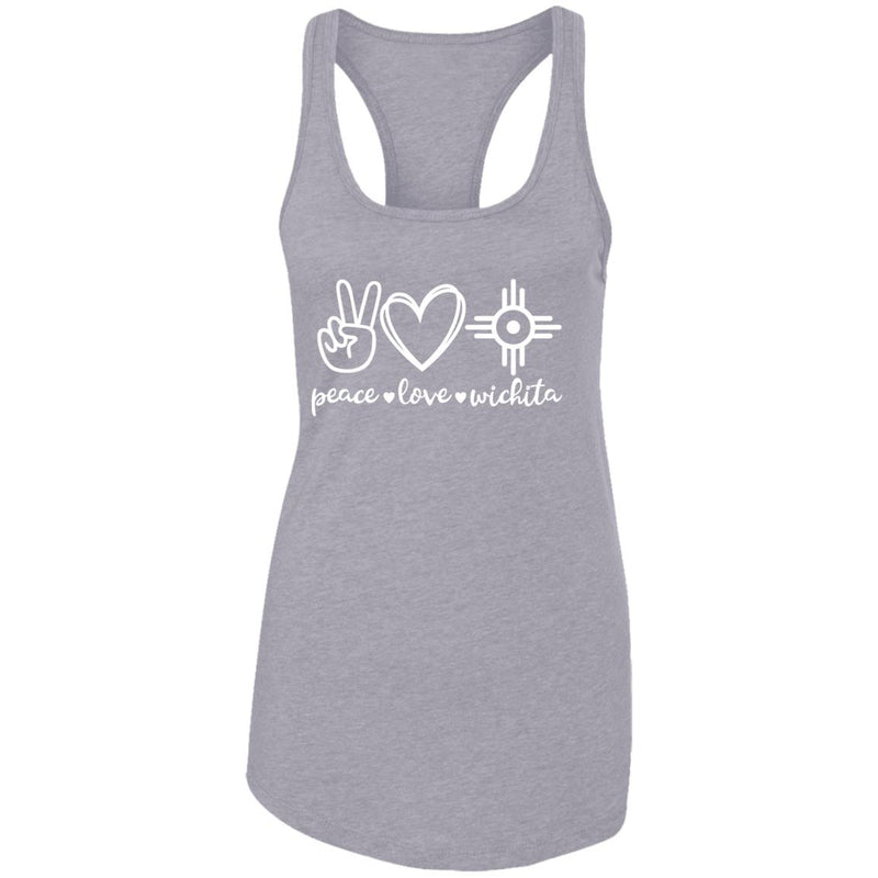 Peace Love Wichita Racerback Tank Top