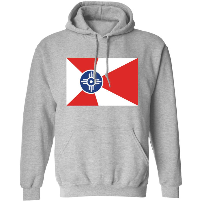 Wichita Flag Pullover Hoodie Sweatshirt
