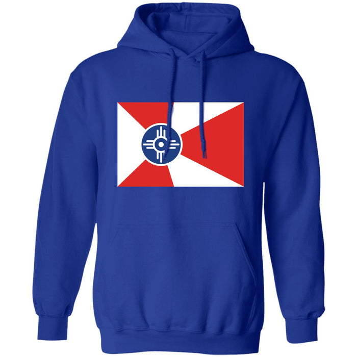 Wichita Flag Pullover Hoodie Sweatshirt