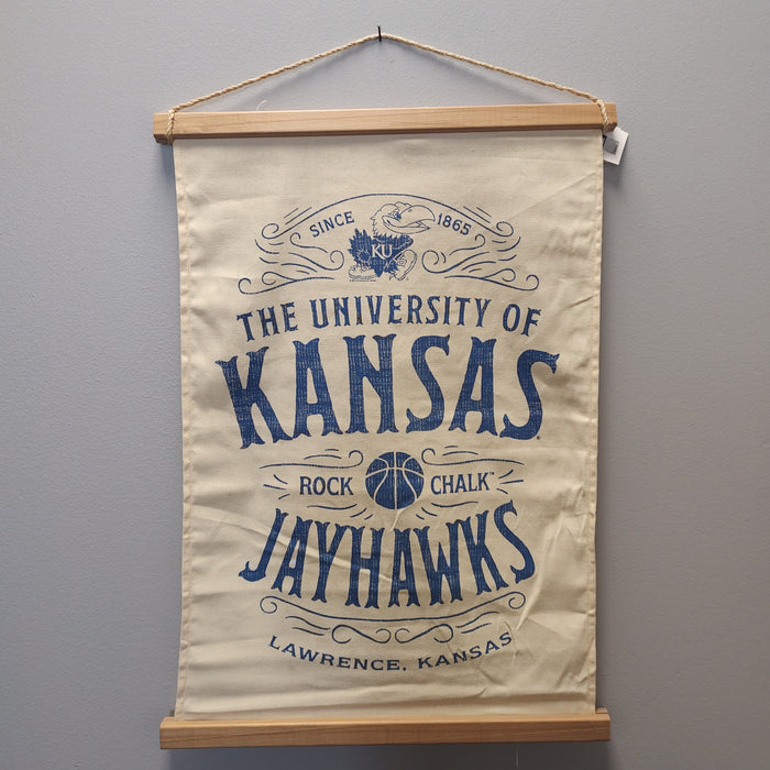 University of Kansas Jayhawks Canvas Banner Wall Décor