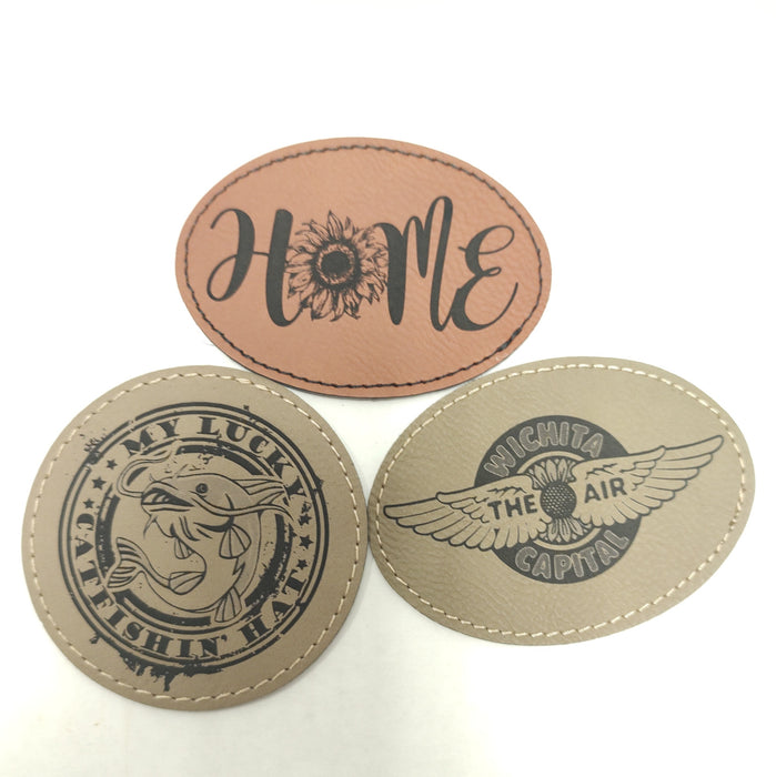Engraved Leatherette Patches