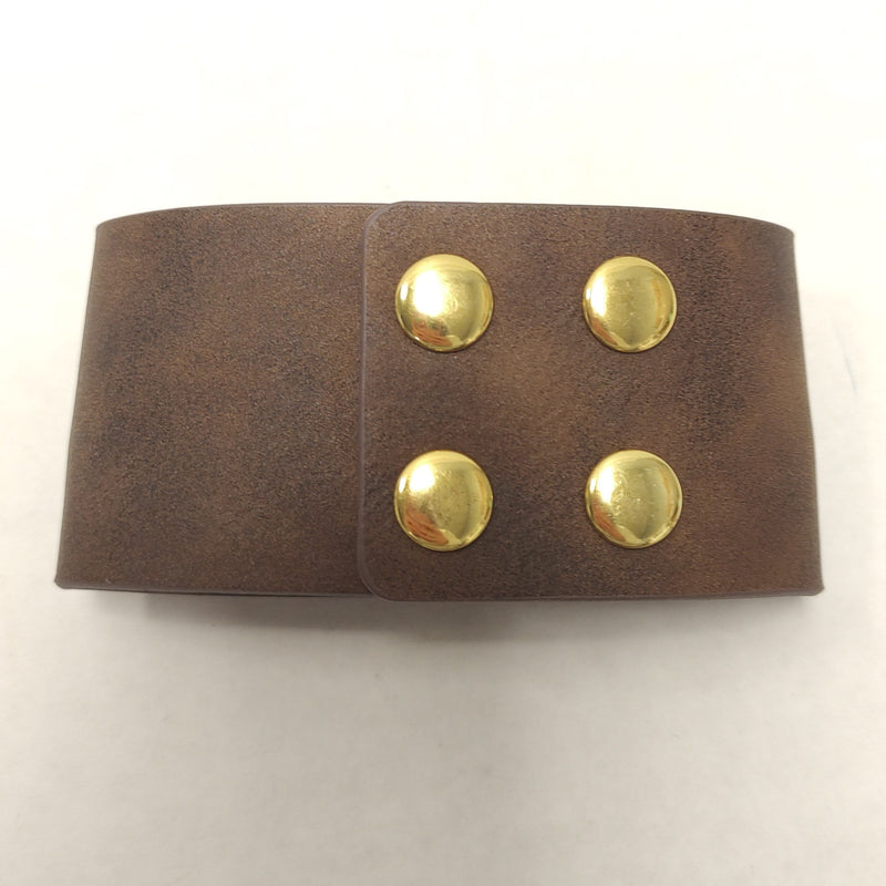 Faux Leather Cuff Bracelet