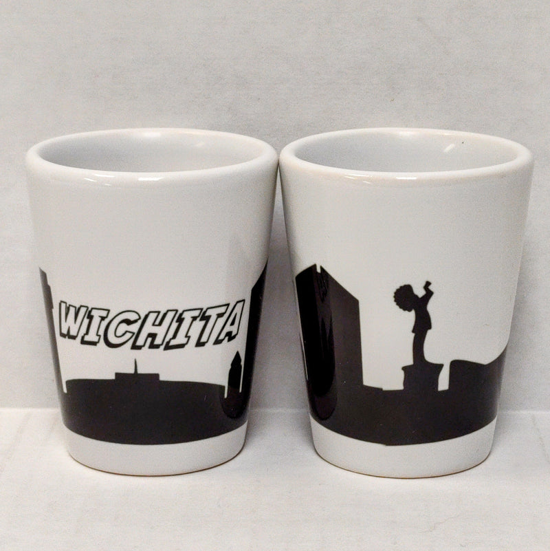 Kansas 1oz Ceramic Shot Glass