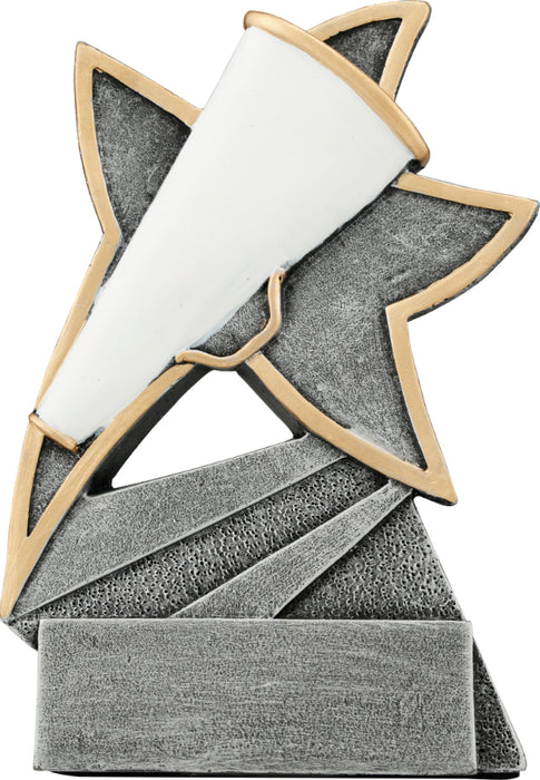 All-Star Silver Resin Sports and Academic Trophies - 5 1/2"