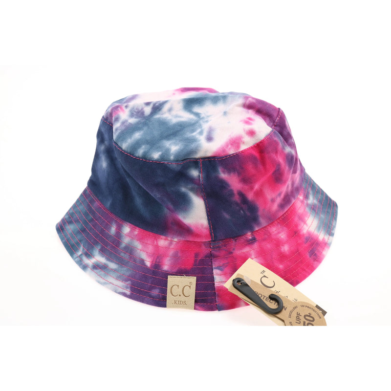 Kids Tie Dye Reversable CC Bucket Hat