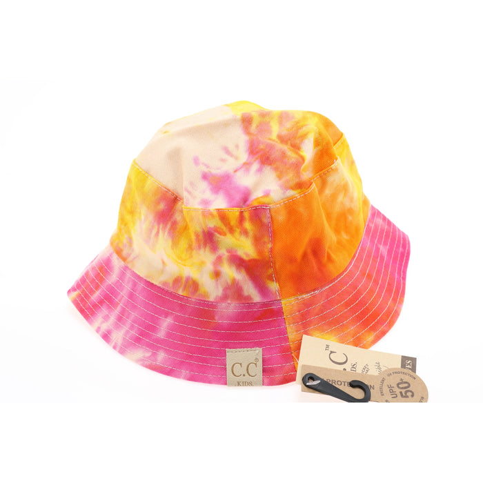 Kids Tie Dye Reversable CC Bucket Hat