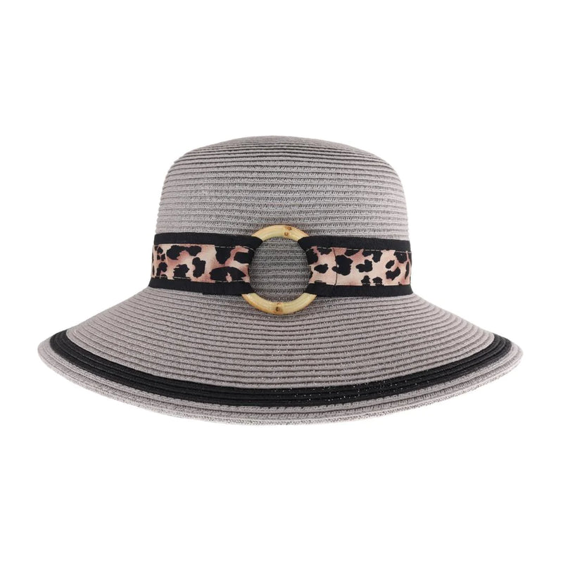 Leopard O-Ring Print C.C Sun Hat