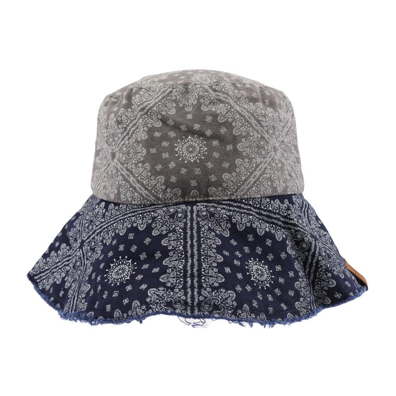 Multi Color Paisley Bandana C.C Bucket Hat