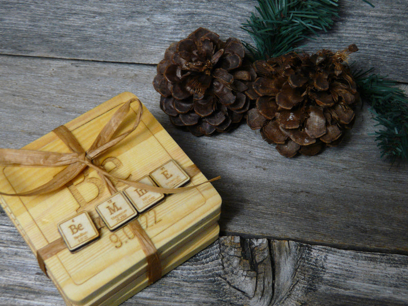 Engraved Coaster Set