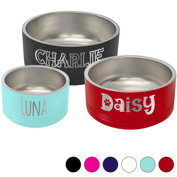Personalized Insulated Pet Cat and Dog Bowl — Wichita Gift Company