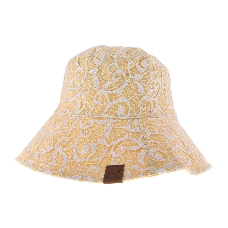 Reversible Lace C.C Bucket Hat