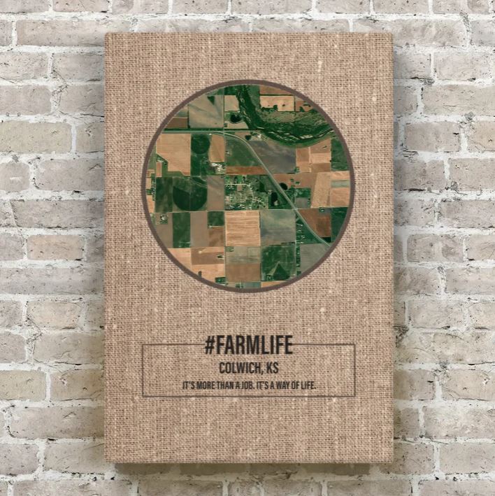 Custom City State Country Map Wall Art - Personalized Hometown Decor