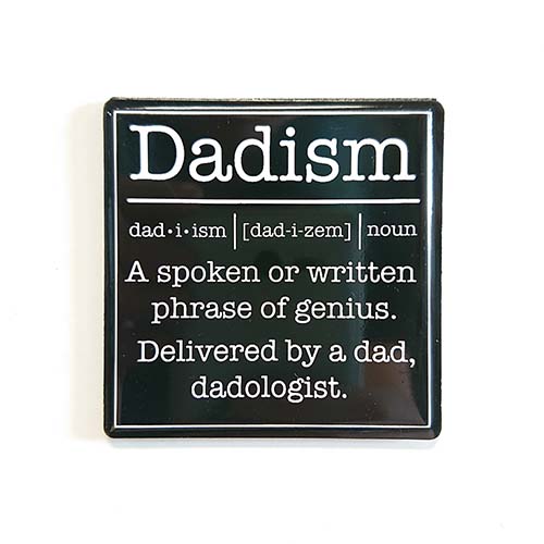 DADISM EMBOSSED TIN MAGNET