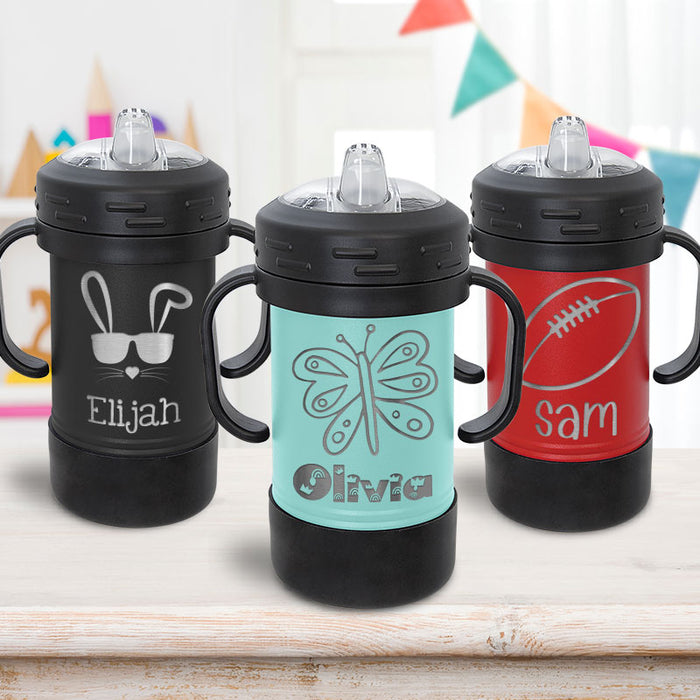 Personalized Name Grow-with-me Sippy Cup with Handles