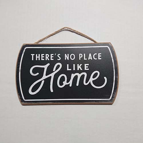 No Place Like Home Hanging Wood Wall Décor